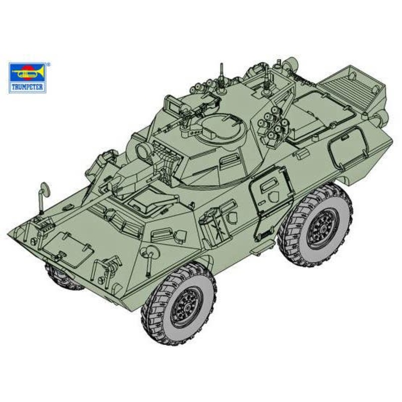 1/72 V-150 Commando Armored Car w/20mm Cannon