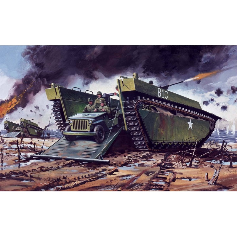 1/76 Buffalo Amphibian & Jeep