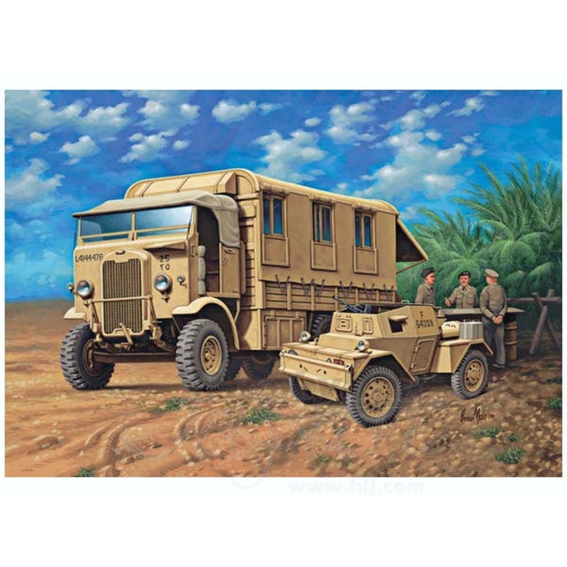 1/76 Monty's Caravan Leyland Retriever & Scout Car
