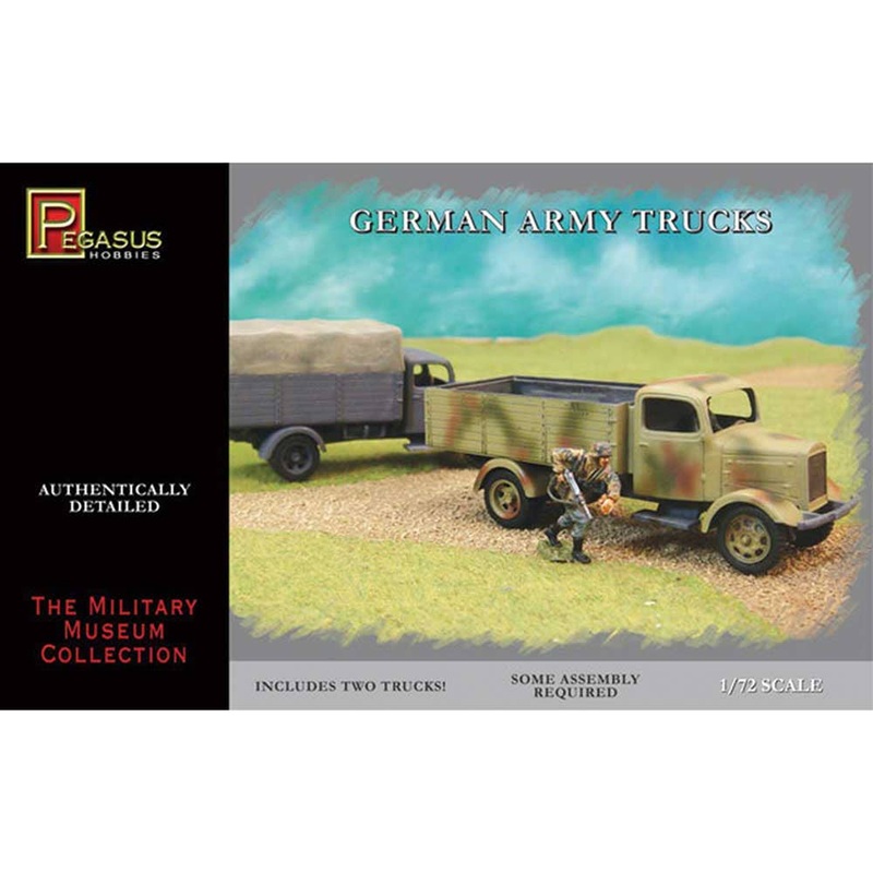 1/72 German Army Truck 2-Car Set