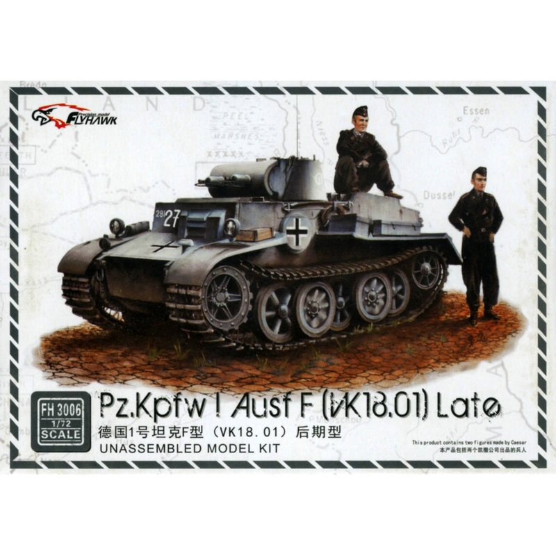 1/72 German Pz.Kpfw I Ausf.F Late