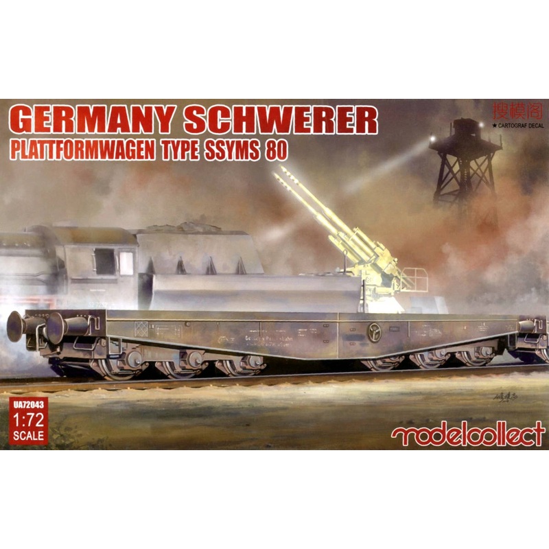 1/72 German Schwere Plattformwagen Type SSyms 80