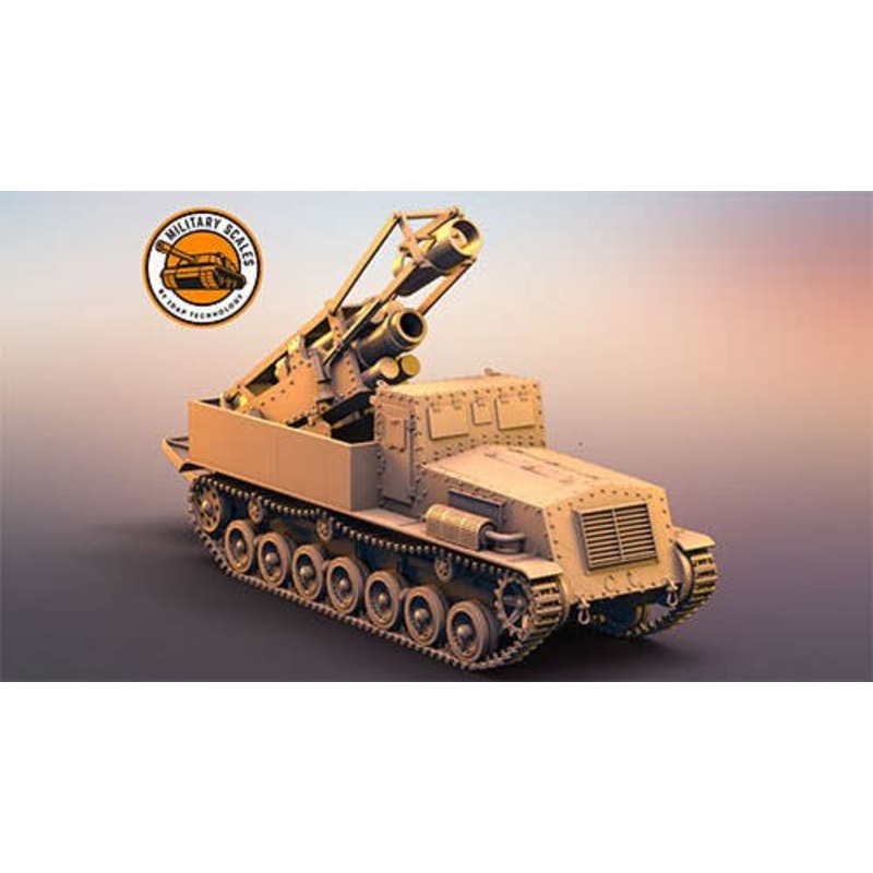 1/72 Japan Prototype Type 4 Heavy Mortar (Pigeon Vehicle)