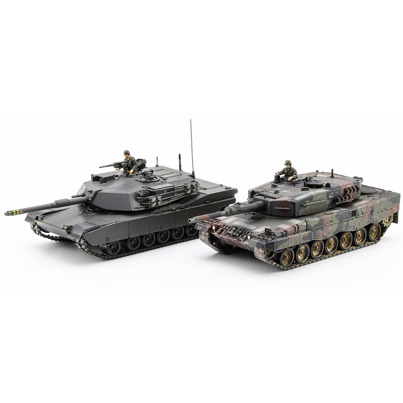 1/72 M-1 Abrams & Leopard 2 NATO Main Battle Tank Combo