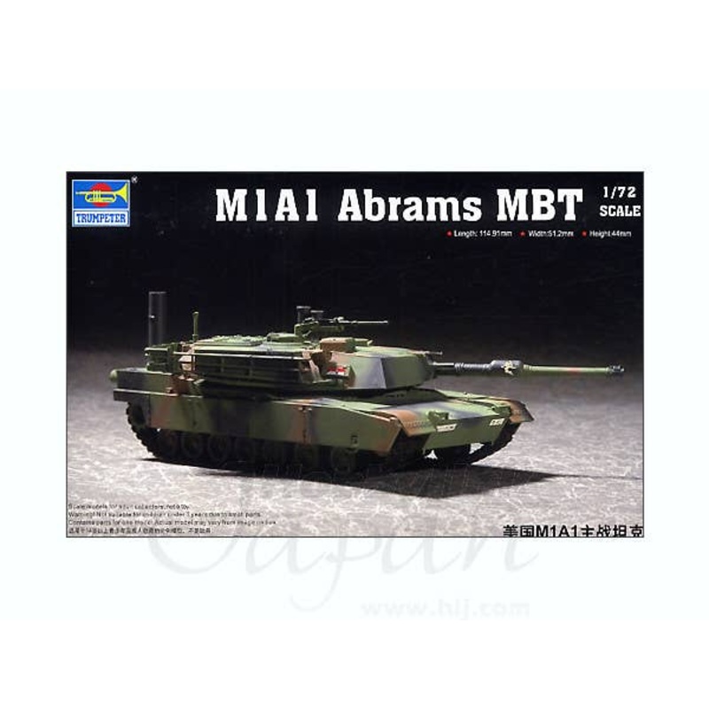 1/72 M1A1 Abrams MBT