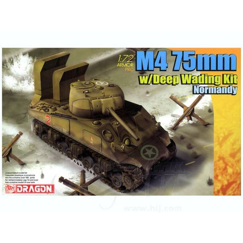 1/72 M4 75mm w/Deep Wading Kit Normandy
