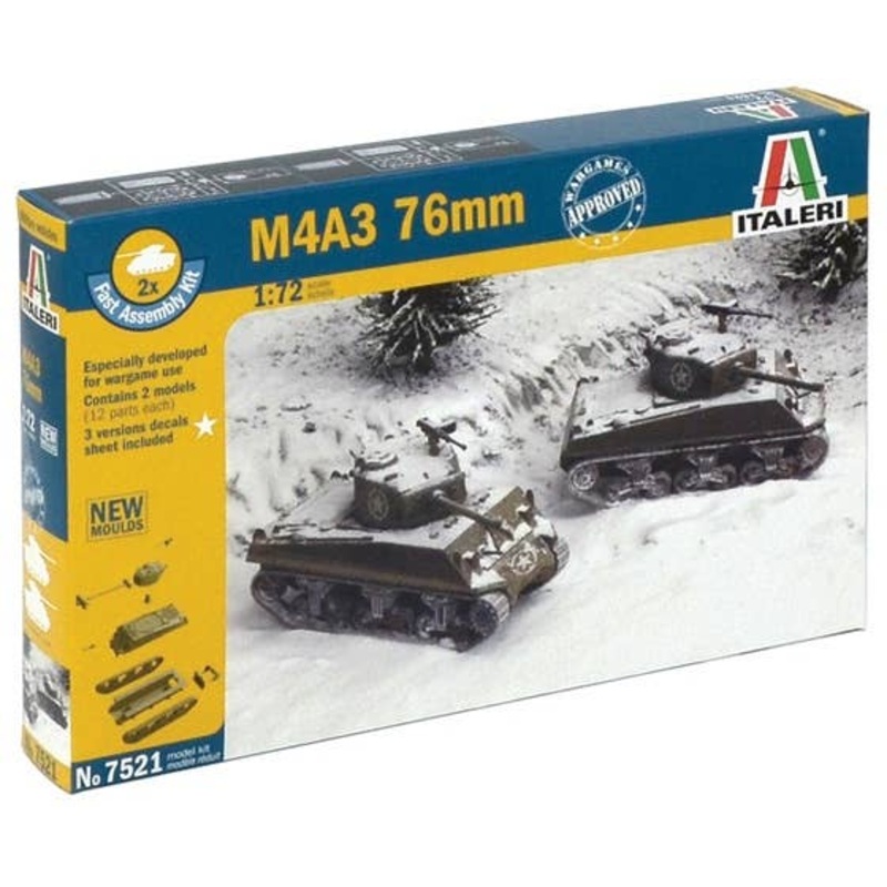 1/72 M4A3 76mm (2 Kits)