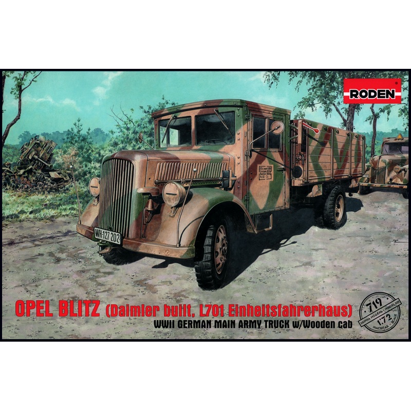 1/72 OPEL BLITZ (Daimler Built, L701 Einheitsfahrerhaus)