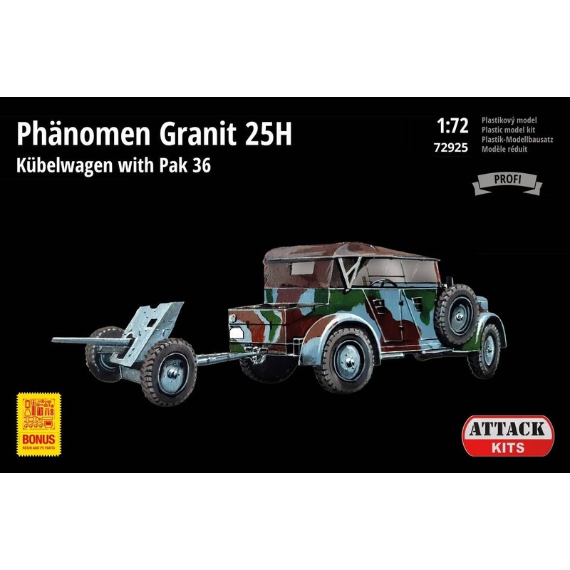 1/72 Phanomen Granit 25H Kubelwagen with PaK 36