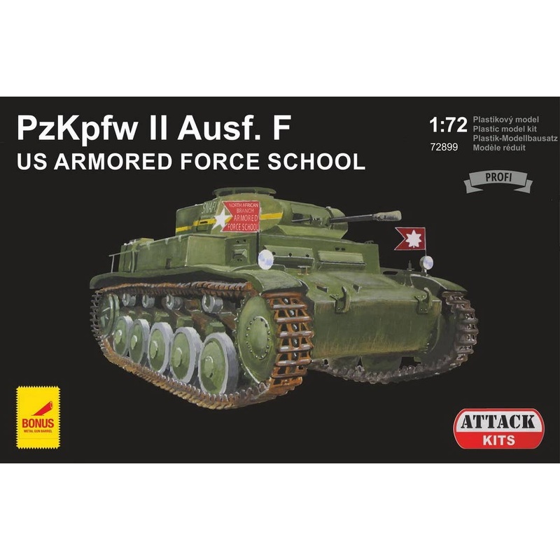 1/72 PzKpfw II Ausf. F US Armored Force School