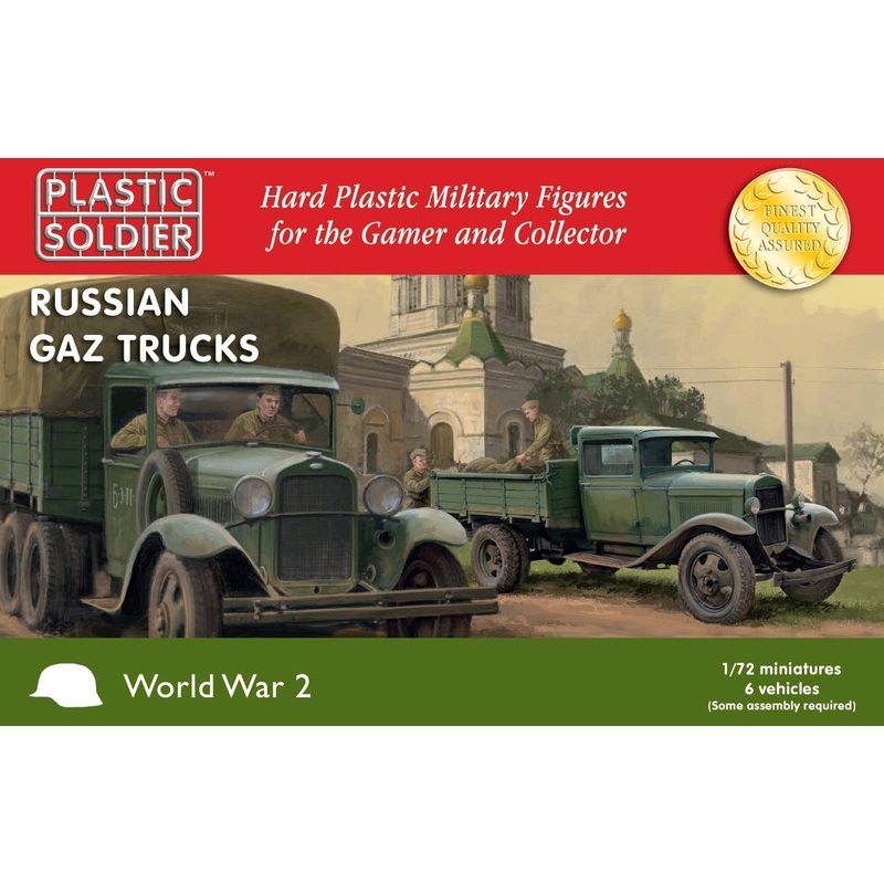1/72 Russian Army GAZ Truck 6 Pack (GAZ-AA X 3, GAZ-AAA X 3)