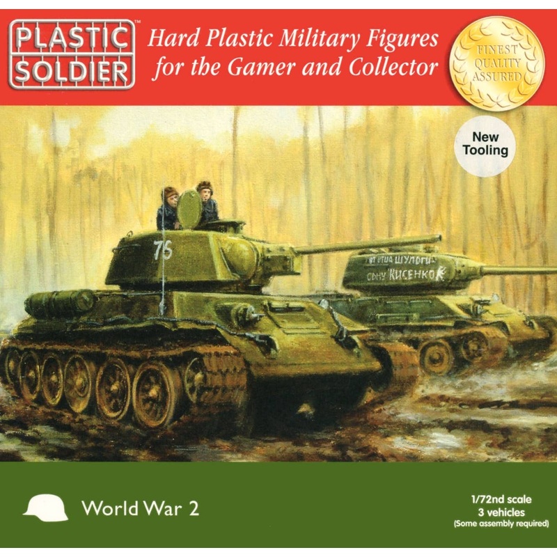 1/72 Russian T34 76/85 Tank