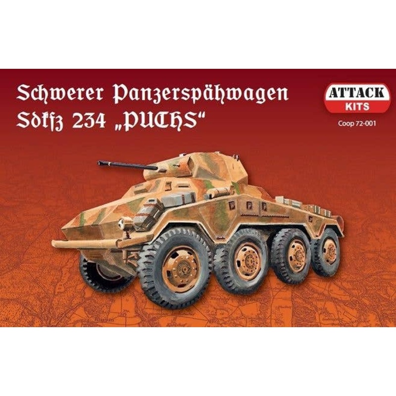 1/72 Schwerer Panzerspahwagen Sd.Kfz.234 "PUCHS"