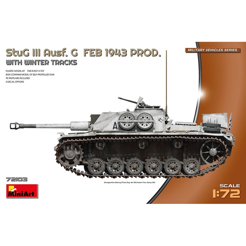 1/72 StuG III Ausf. G FEB 1943 Prod. With Winter Tracks