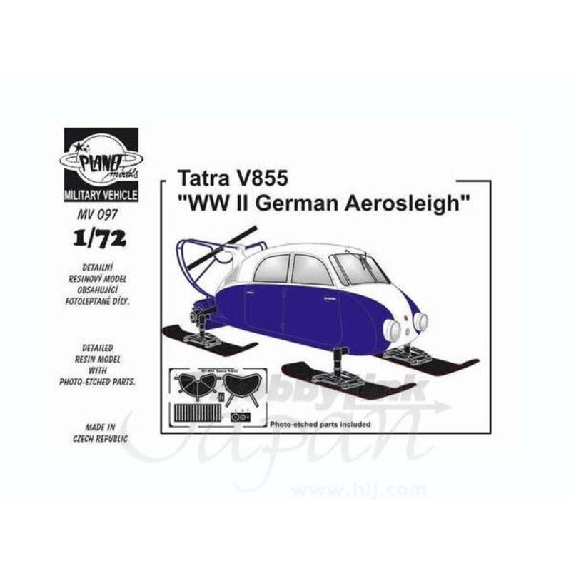 1/72 Tatra V855 WWII German Aerosleigh