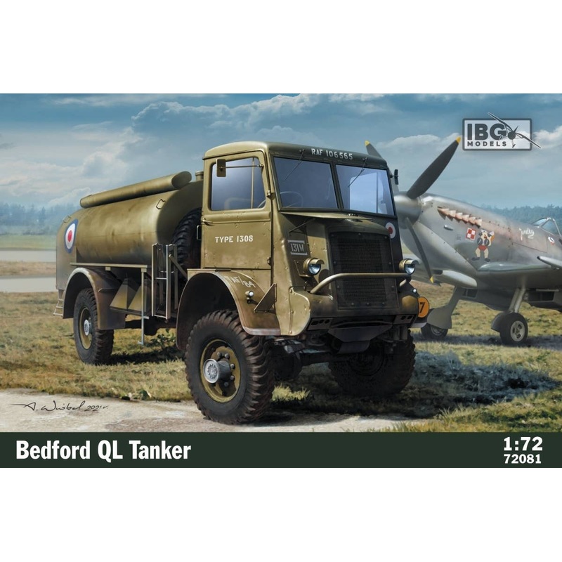 1/72 UK Bedford QL 3 Ton 4-Wheel Drive Tank Truck