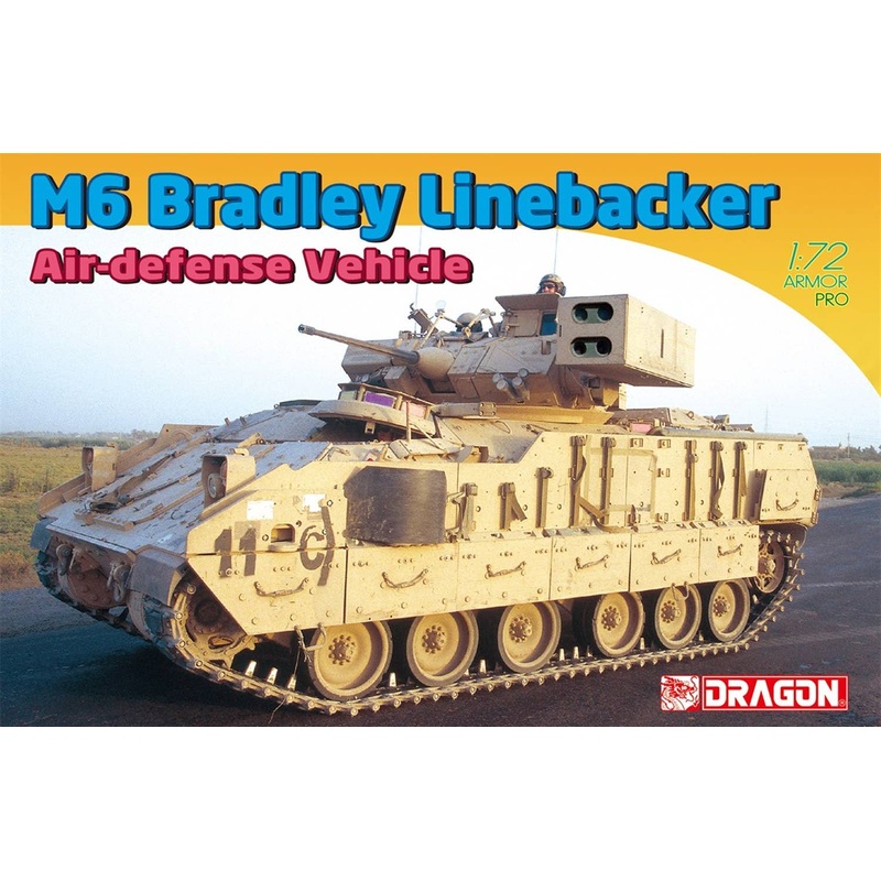 1/72 US Army Infantry Fighting Vehicle M6 Bradley Linebacker Air Defense Wheel