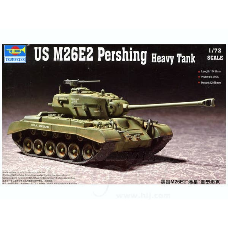 1/72 US M26E2 Pershing Heavy Tank