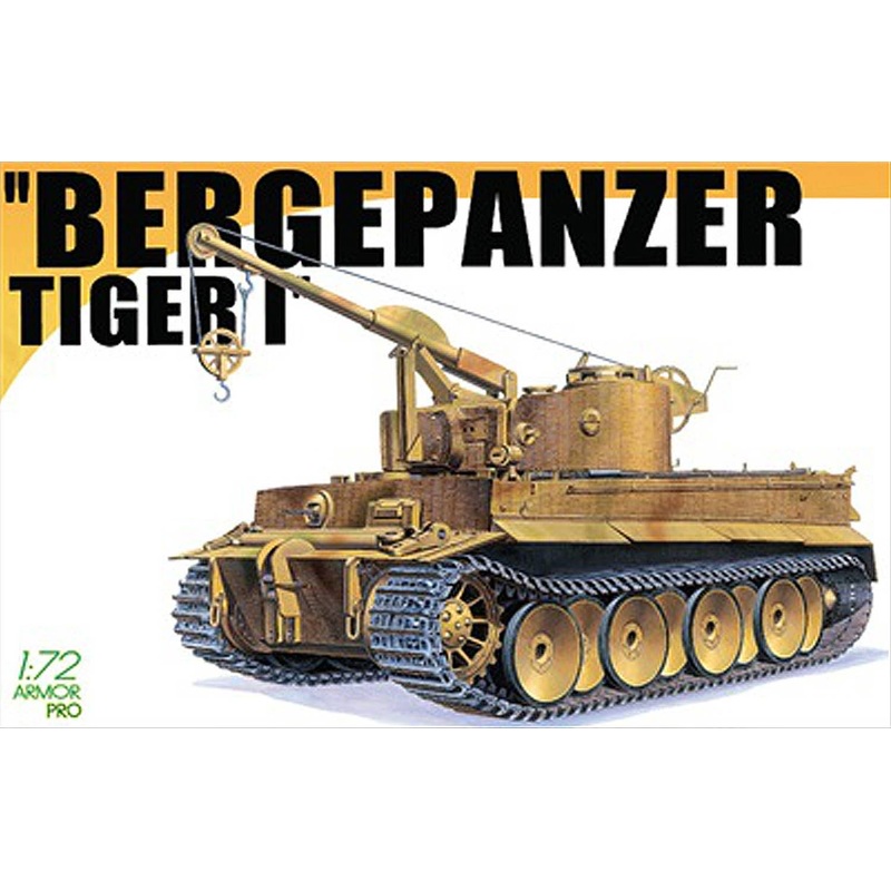 1/72 WW.II German Bergepanzer Tiger I Tank Recovery Vehicle w/Zimmerit