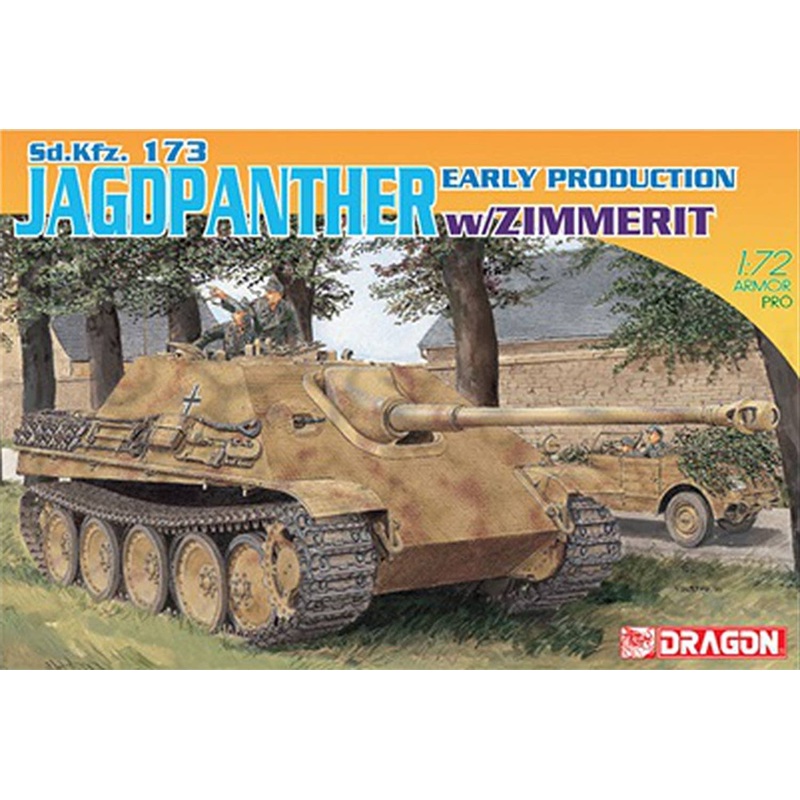 1/72 WW.II German Jagdpanther Early Production Type w/Zimmerit