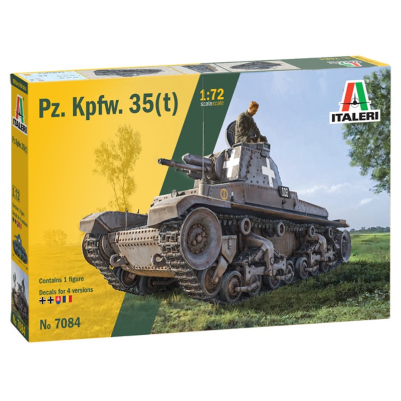 1/72 WWII German Light Tank Pz.Kpfw.35 (t)