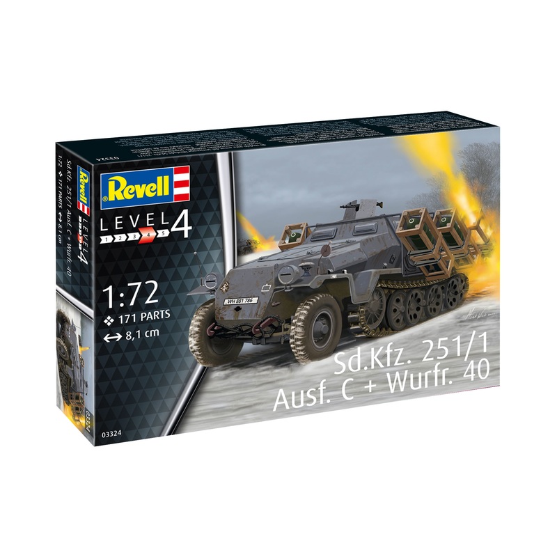 Sd.Kfz.251/1 Ausf.C with Wurfrahmen 40