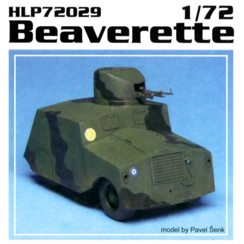 1/72 British Beaverette Armored Vehicle Resin Kit