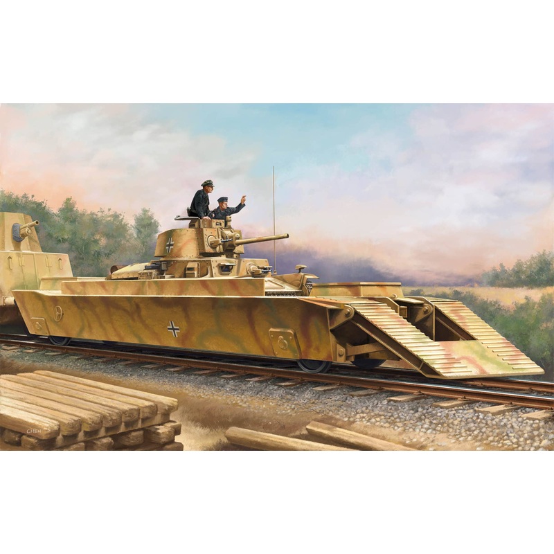 1/72 German Armored Train Formation BP-42 / Tank Carrier