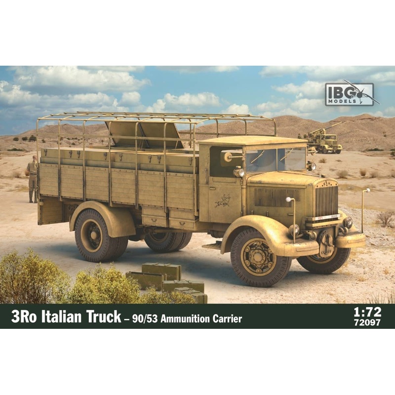 1/72 Italy Launcher 3Ro Anti-Aircraft Artillery Ammunition Truck for Anti-Aircraft Self-Propelled Artillery