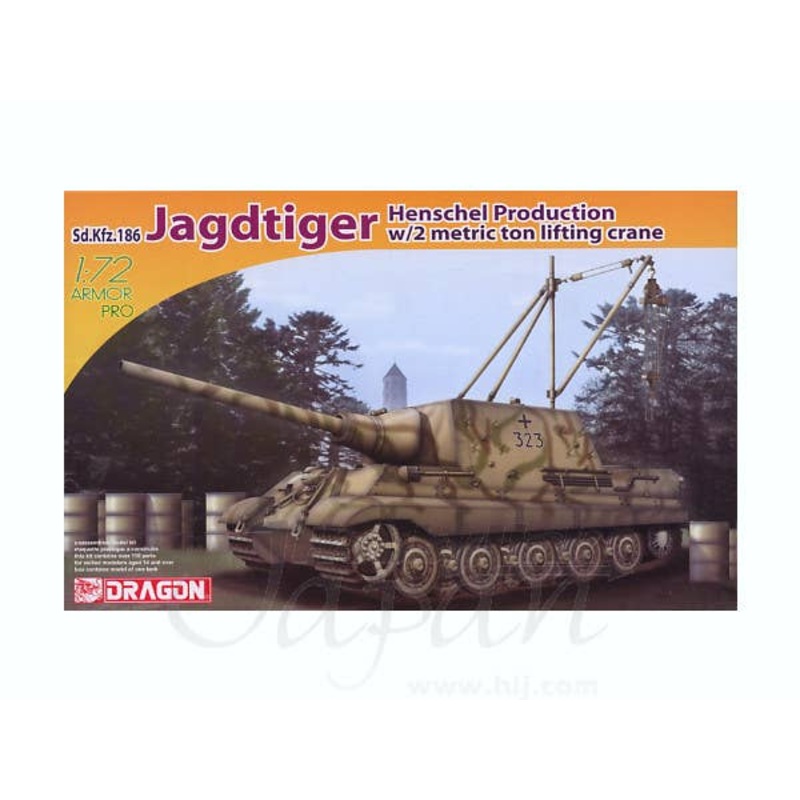 1/72 Jagdtiger Henschel w/Crane