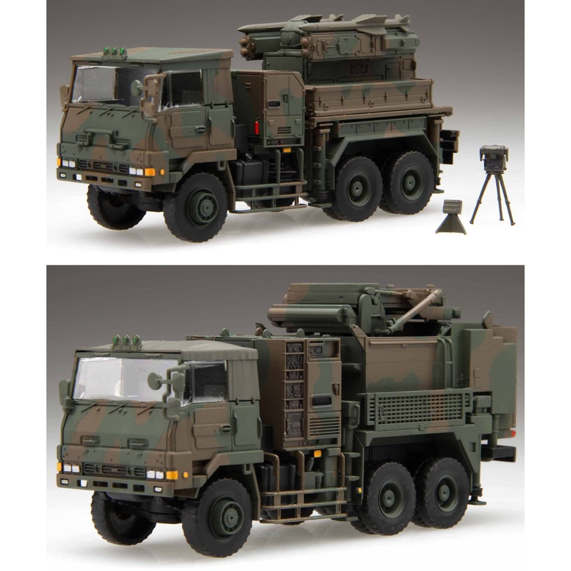 1/72 JGSDF Type 81 Surface-to-Air Missile Launcher and Fire Control Systems Vehicles (3pcs)