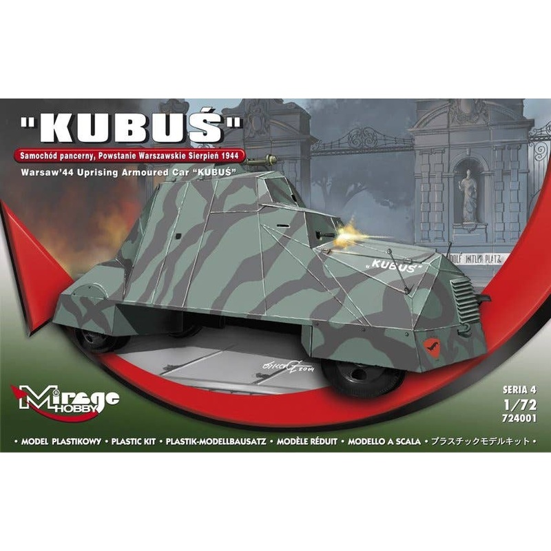 1/72 Kubus (Warsaw 1944 Uprising Armoured Car)