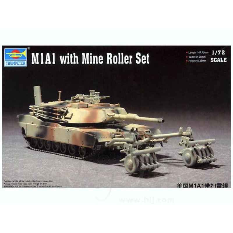 1/72 M1A2 with Mine Roller Set