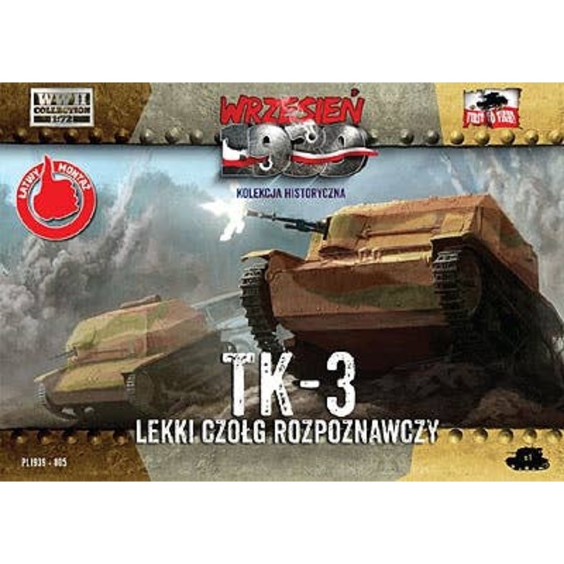 1/72 Polish TK3 Light Panzer with mg