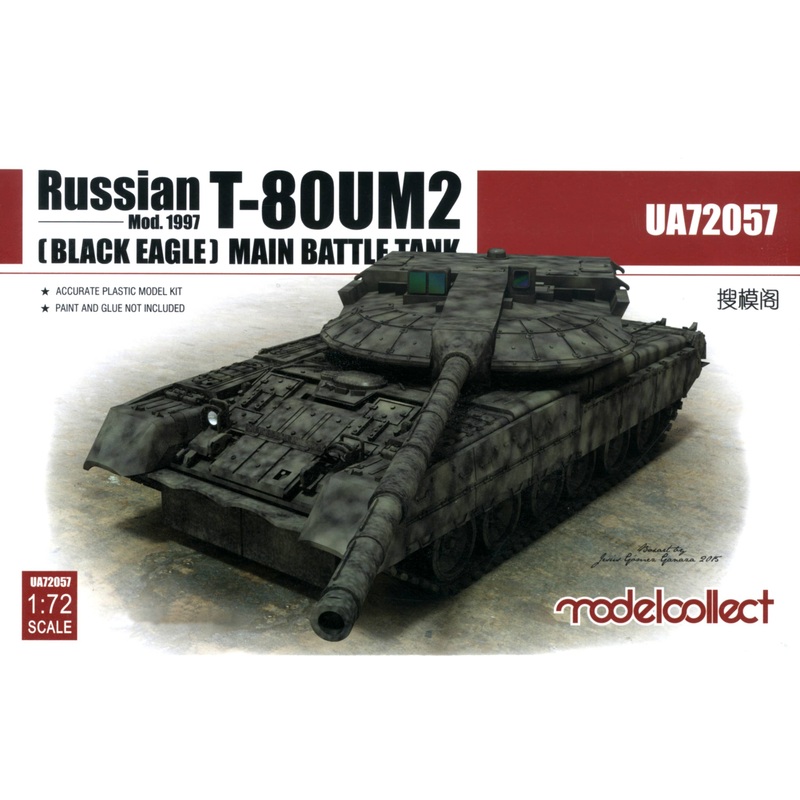 1/72 Russian T-80UM2 Black Eagle MBT