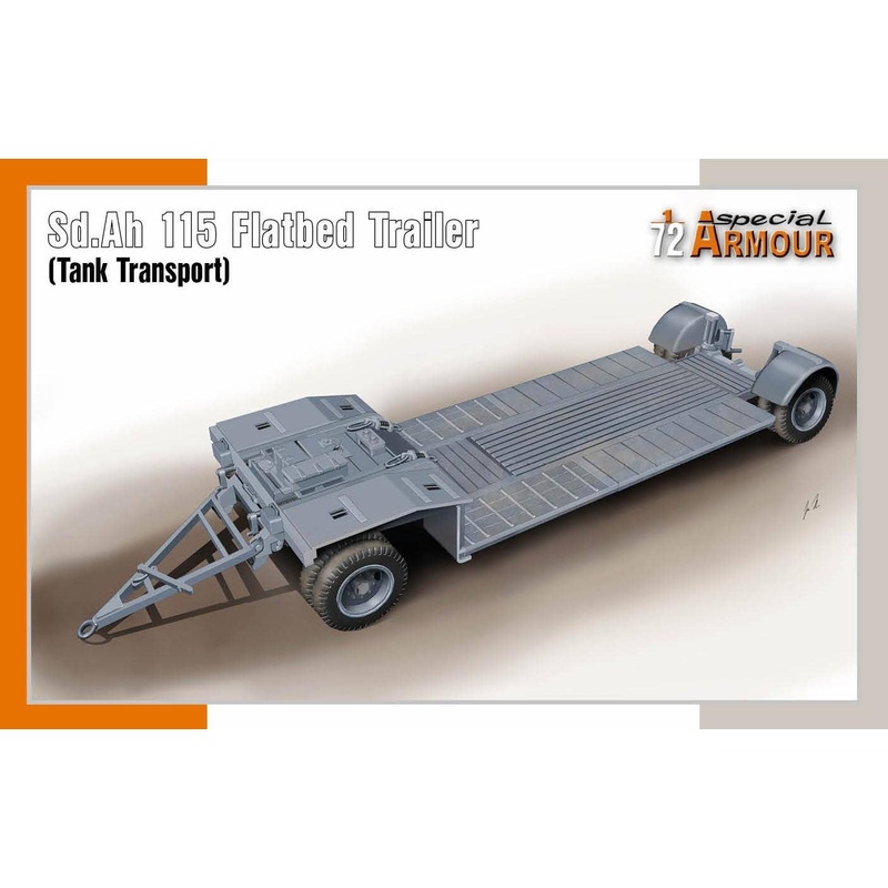 1/72 Sd.Ah 115 Flatbed Trailer (Tank Transport)
