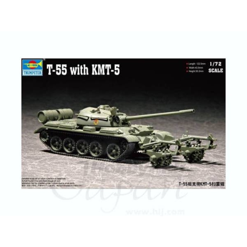 1/72 T-55 with KMT-5