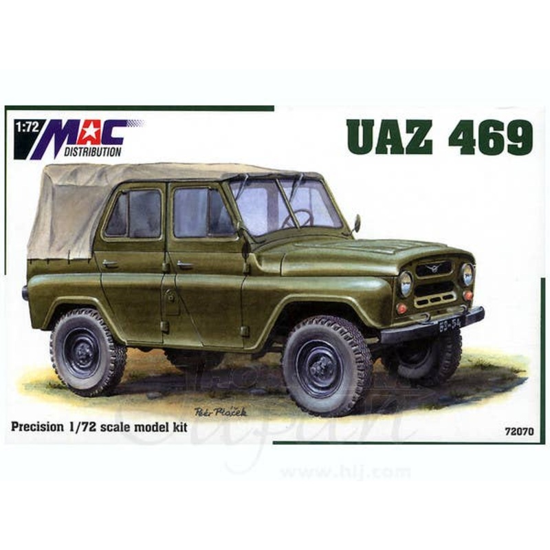 1/72 UAZ 469 Russian Military Off-Road Vehicle