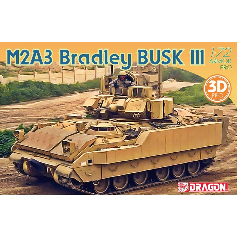 1/72 US Army M2A3 Bradley BUSK III 3D Parts Included