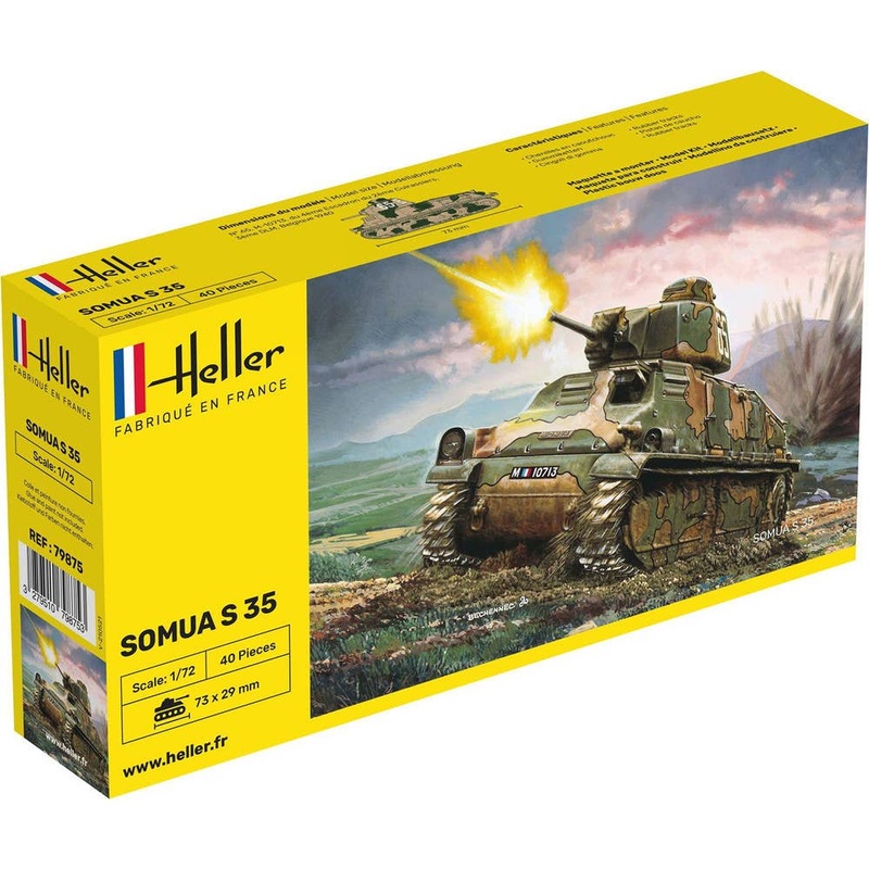 1/72 WW.II French Somua S35 Medium Tank