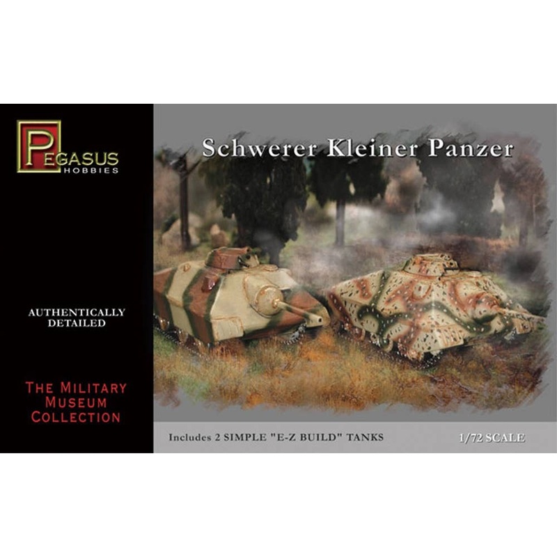1/72 WWII German Schwerer Panzer (2 Set)