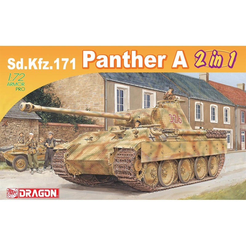 1/72 WWII German Sd.Kfz.171 Panther A Early/Late (2in1)