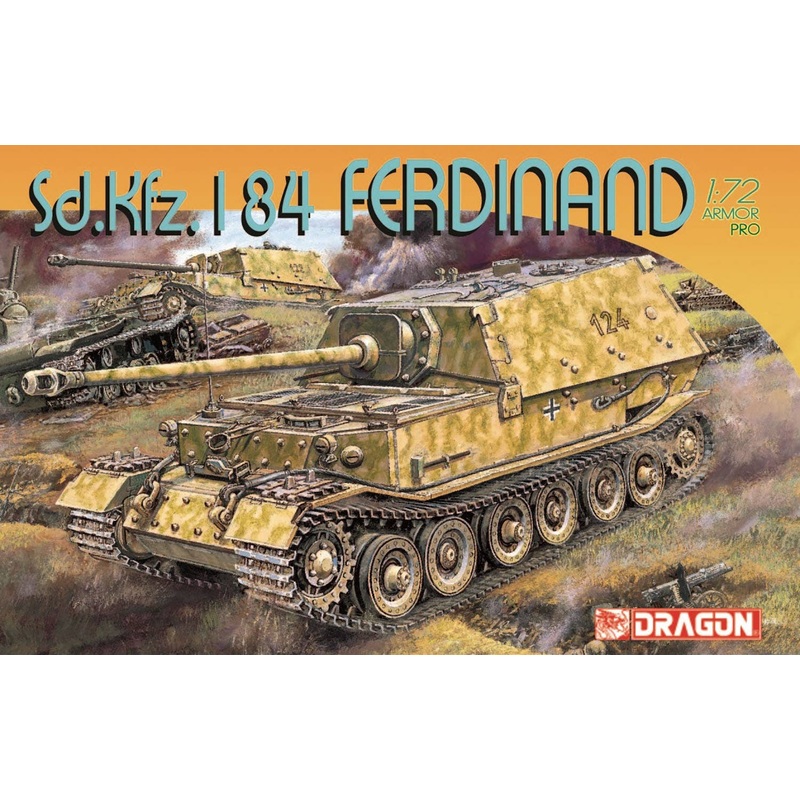 1/72 WWII German Sd.Kfz.184 Ferdinand Heavy Tank Destroyer