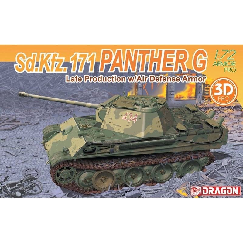 1/72 WWII Sd.Kfz.171 Panther G Late Production with Air Defense Armor
