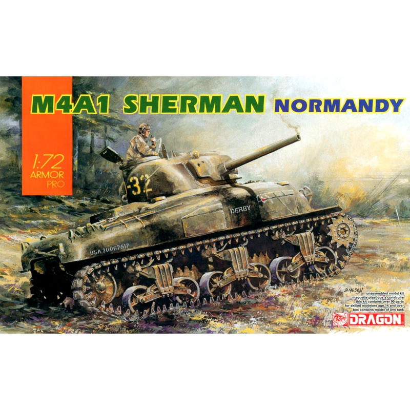 1/72 WWII US M4A1 Sherman