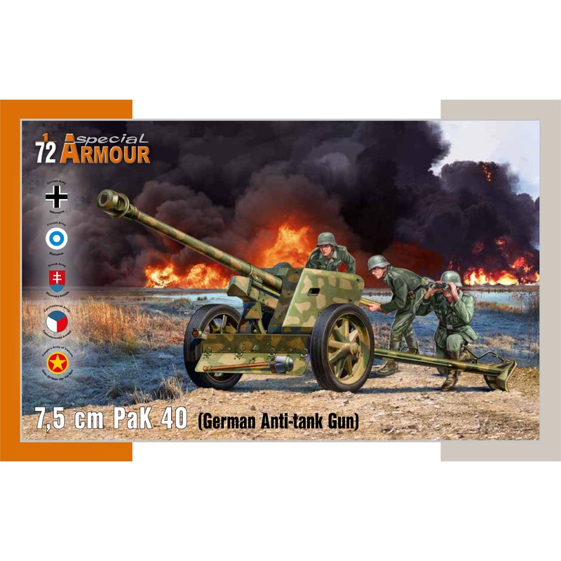 1/72 7,5 cm PaK 40 "German Anti-tank Gun"
