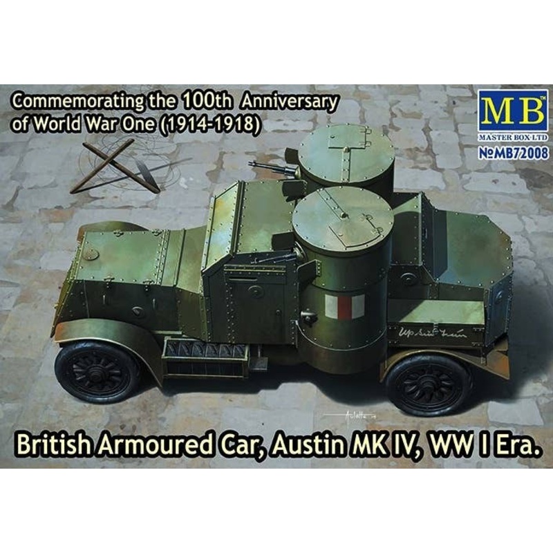 1/72 British Armoured Car Austin Mk.IV WWI Era