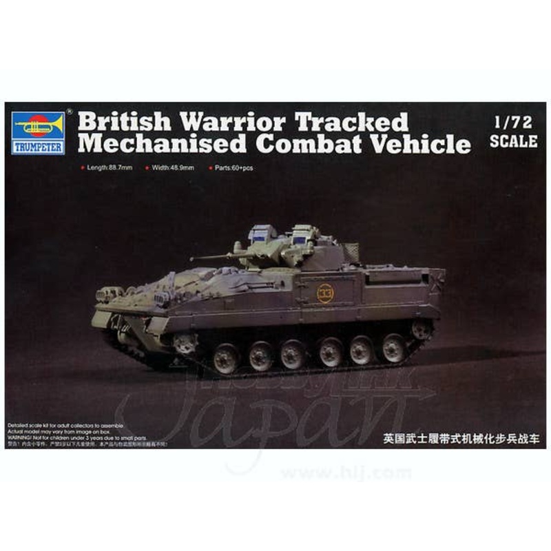 1/72 British Warrior Tracked Mechanised Combat Vehicle