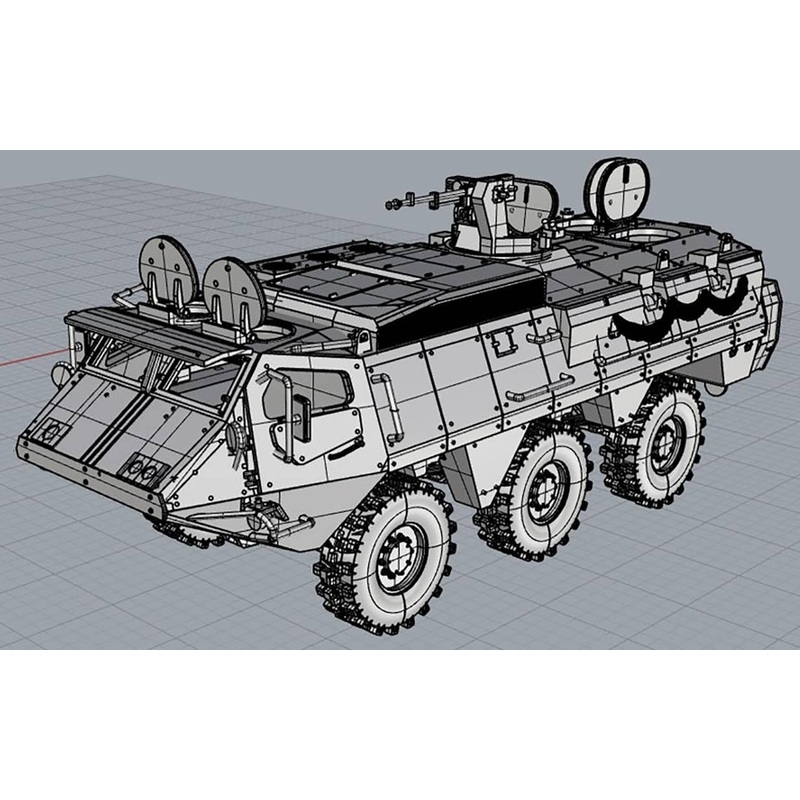 1/72 Finnish Army Sisu xa-203 AMV Armored Personnel Carrier
