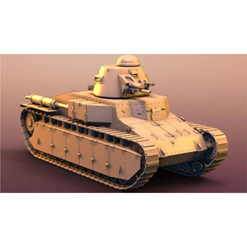 1/72 French Renault D1 tank
